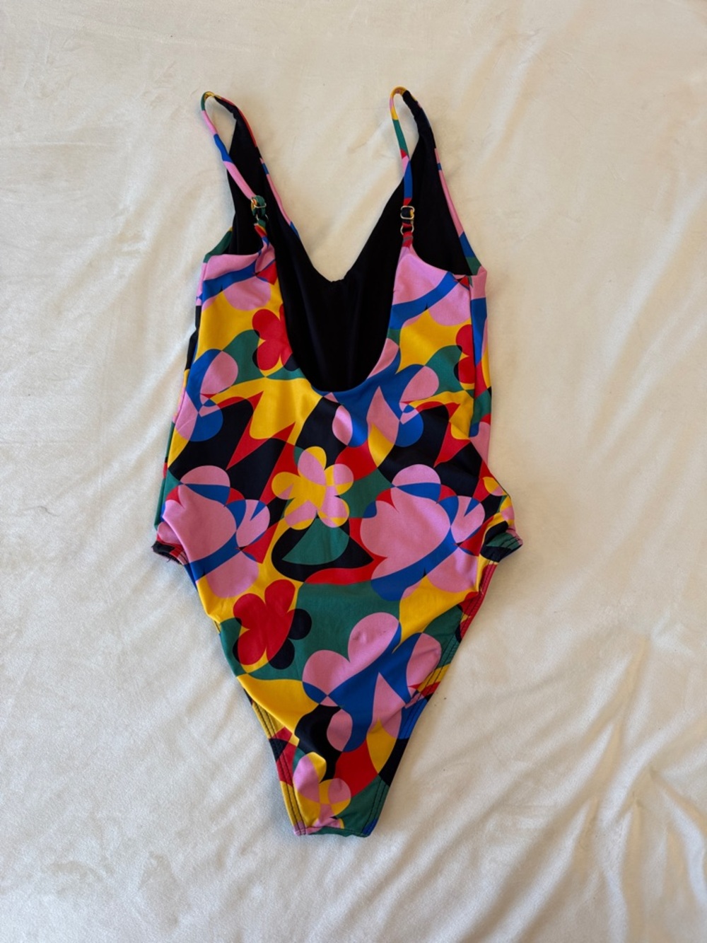 Beach Riot Bright Multicolor Floral One-Piece Swimsuit - see measurements - Picture 2 of 9